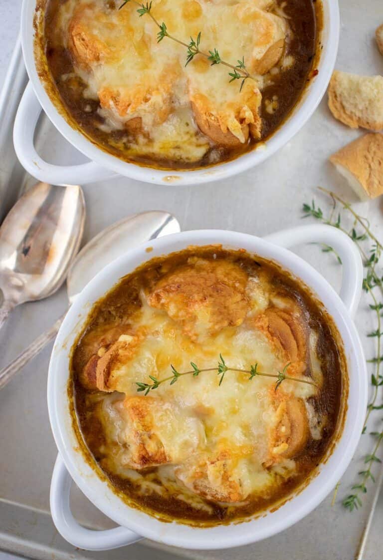 Vegetarian French Onion Soup (Slow Cooker) Apples for CJ