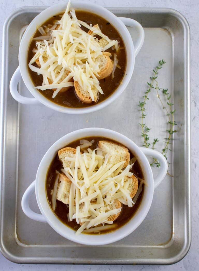 Vegetarian French Onion Soup (Slow Cooker) Apples for CJ